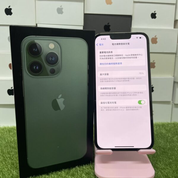 【原盒裝】 iPhone 13 Pro 128G 綠 6.1吋 蘋果 手機 新北 板橋 瘋回收 買手機 2118：圖片 2