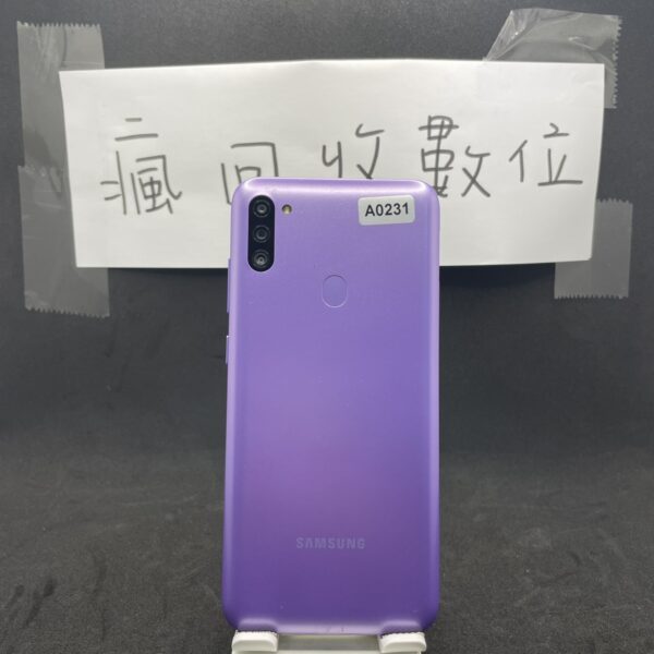 【便宜備用機】SAMSUNG M11 3G 32G 6.4吋 紫 三星 手機 新北 新埔 買手機  A0231：圖片 2