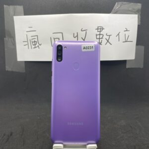 【便宜備用機】SAMSUNG M11 3G 32G 6.4吋 紫 三星 手機 新北 新埔 買手機  A0231