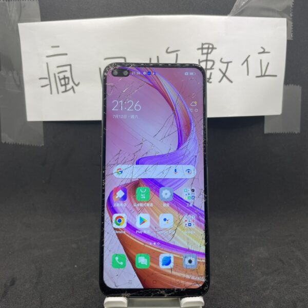 【瑕疵出清】OPPO Reno4 z 5G 8G 128G 6.5吋 藍 歐珀 手機 新北 板橋 新埔 A0302：圖片 2