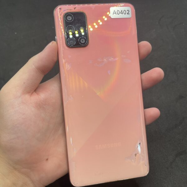 【零件機無保固】SAMSUNG A71 8G 128G 6.7吋 粉 三星 手機 板橋 新埔 買手機  A0402：圖片 2