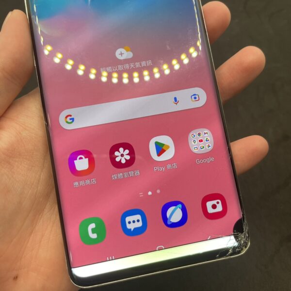 【零件機無保固】SAMSUNG Galaxy S10+ 白 8G 128G 6.4吋 三星 新埔 捷運  A0416：圖片 7