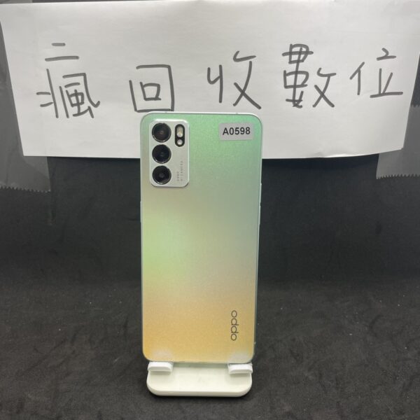 【功能正常】OPPO Reno6 5G 8G 128G 6.43吋 銀 歐珀 板橋 新埔 瘋回收 A0598