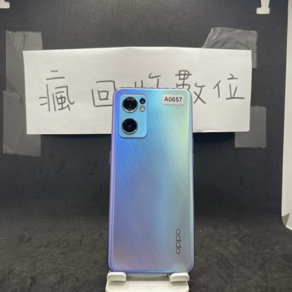 【零件機無保固】OPPO Reno7 5G 8G 256G 6.4吋 藍 歐珀 板橋 新埔 5G手機 A0657
