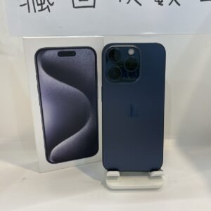 S__13279260_0 【電池89】iphone 15 PRO 128G  6.1吋 藍色 蘋果 新北 板橋 二手機 備用機 工作機 A1568