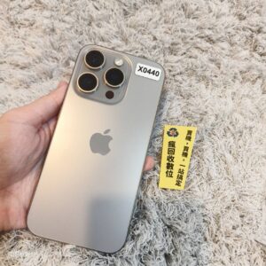 【蘋果手機】iphone 15 PRO 128G 6.1吋 原鈦 蘋果 新北 板橋 買手機 瘋回收 X0440