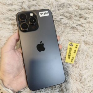 4158_0 【蘋果手機】iphone 15 PRO MAX 512G 黑色 6.7吋 新北 板橋 新埔 瘋回收 X1206