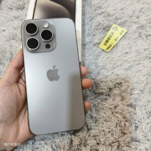 5822_0 【蘋果手機】iphone 15 PRO 128G 6.1吋 原鈦色 蘋果 新北 板橋 買手機 瘋回收 X1532
