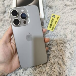 【蘋果手機】iphone 15 PRO 128G 6.1吋 原鈦色 蘋果 新北 板橋 瘋回收 X2057