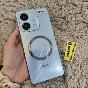 【備用手機】OPPO A3X 4G 128G 6.67吋 藍色 二手機 板橋 新埔 瘋回收 備用機 X2491