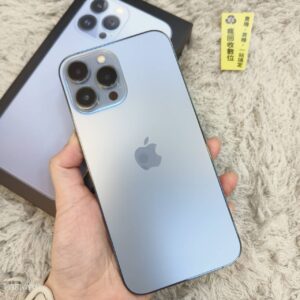 16394_0 【蘋果手機】 iphone 13 PRO MAX 128G 6.7吋 藍色 蘋果 手機 板橋 瘋回收 X2565