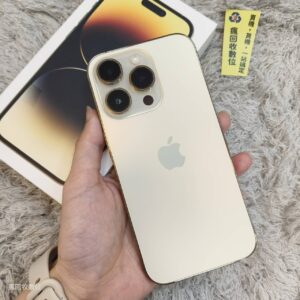 16628_0 【原盒裝】iphone 14 PRO 128G 6.1吋 金色 新北 板橋 新埔 瘋回收 二手機 X2623