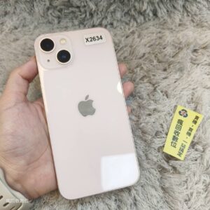 16751_0 【蘋果手機】 iphone 13 128G 6.1吋 粉色 蘋果 手機 板橋 工作機 X2634